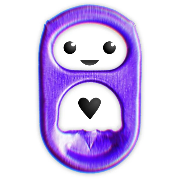 Tabzoids logo — a friendly purple pop tab character